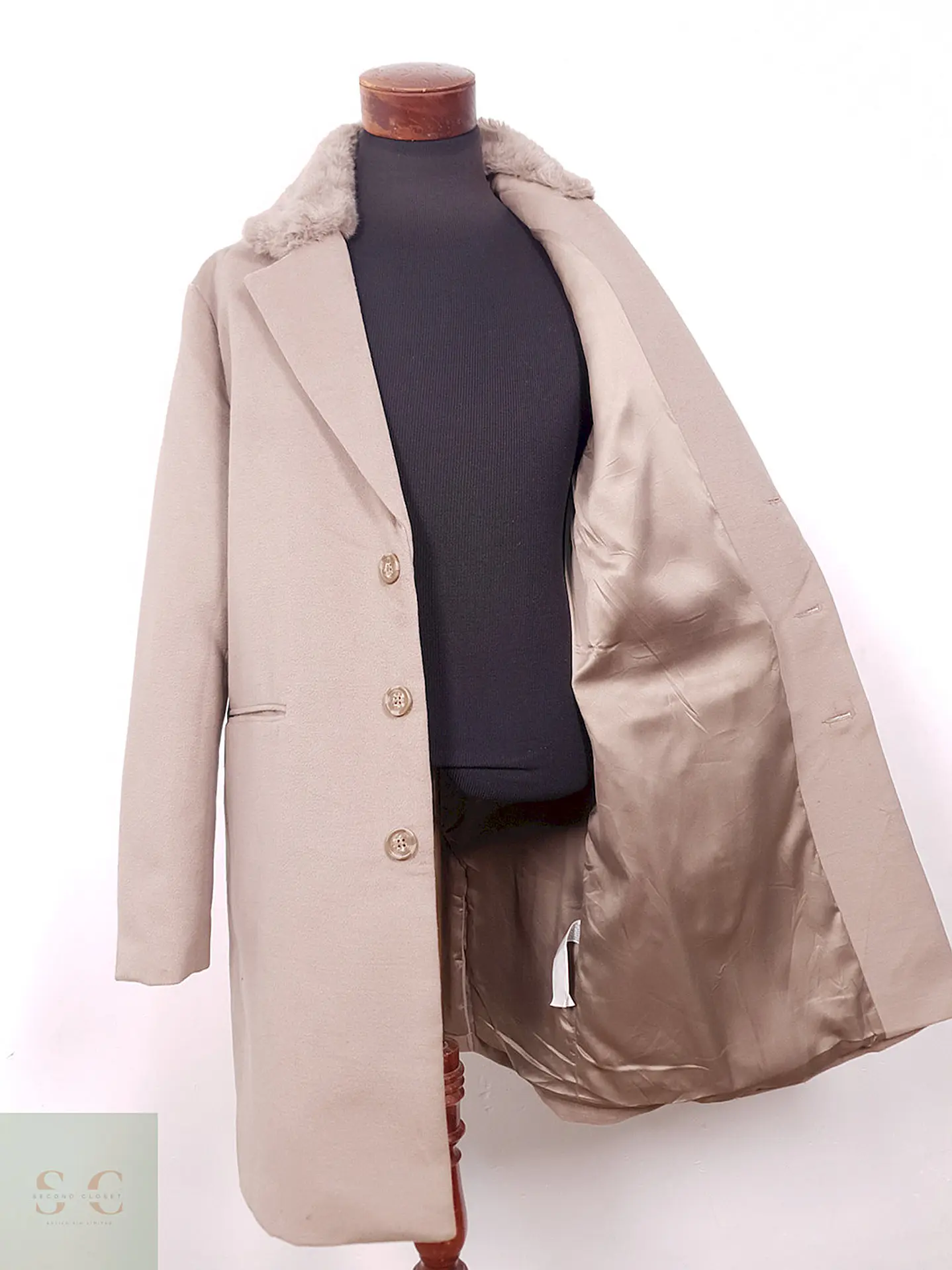 Abrigo Forever 21 Camel Talla LXL 9