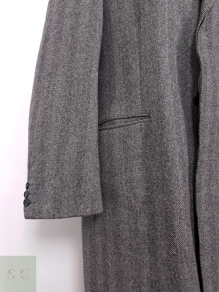 Abrigo Austin Reed 100% Lana Virgen Gris Talla LXL 4