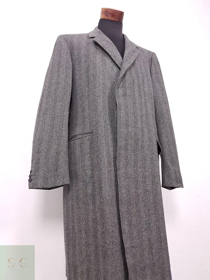 Abrigo Austin Reed 100% Lana Virgen Gris Talla LXL 5