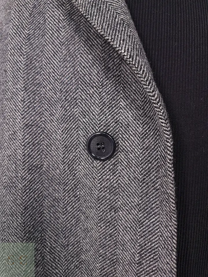 Abrigo Austin Reed 100% Lana Virgen Gris Talla LXL 13