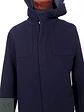 Abrigo Forever 21 Azul con Gorro 50% Lana Talla ML - Miniatura 4