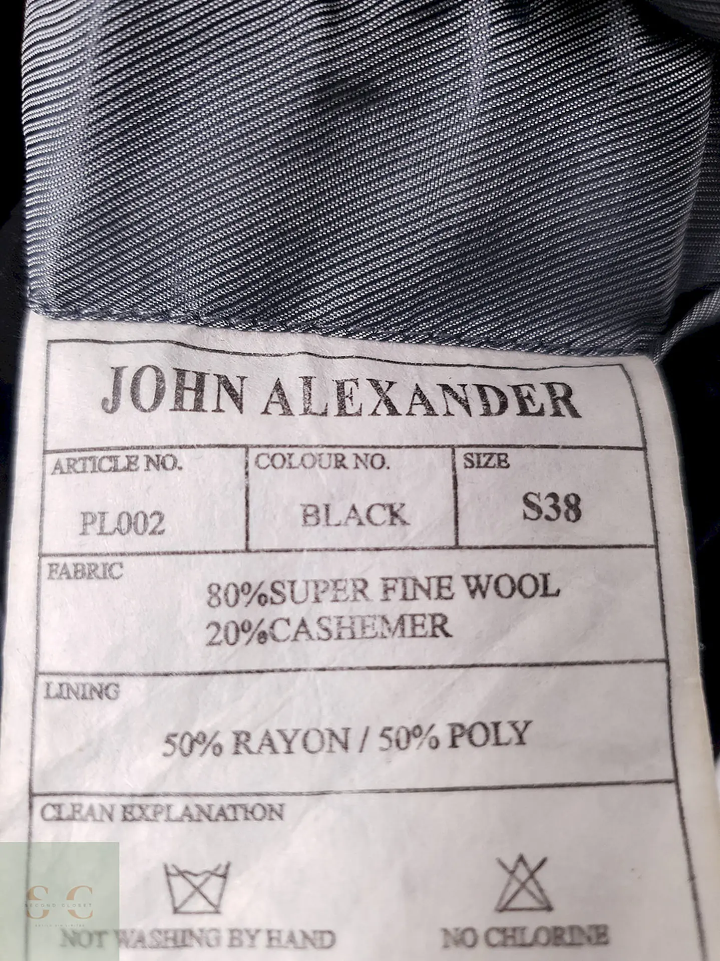 Abrigo John Alexander 80% Lana 20% Cashmere Talla ML 9