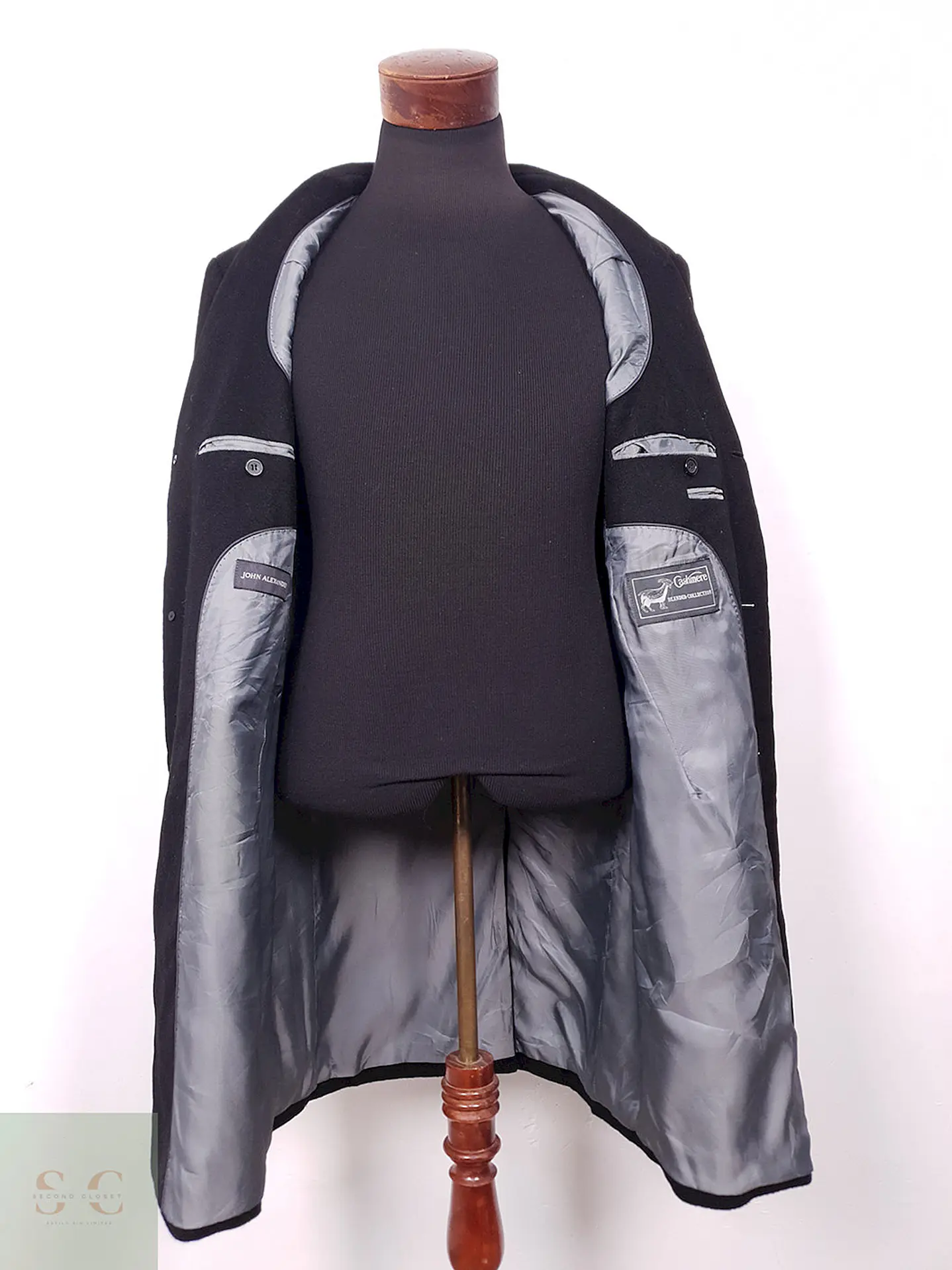 Abrigo John Alexander 80% Lana 20% Cashmere Talla ML 13