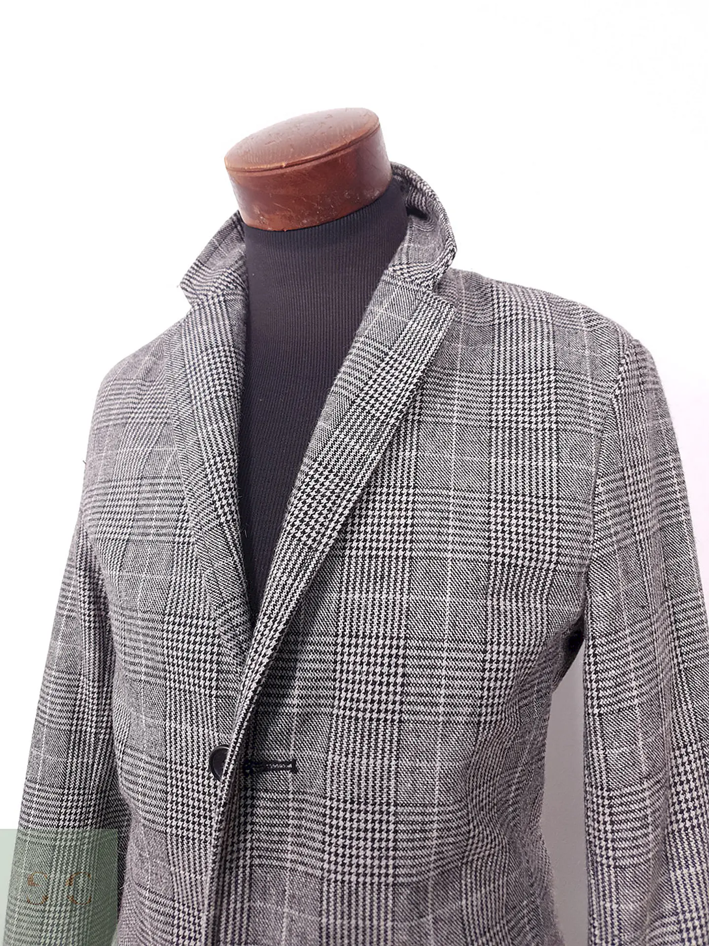 Abrigo Primark Gris 50% Lana Talla S 10