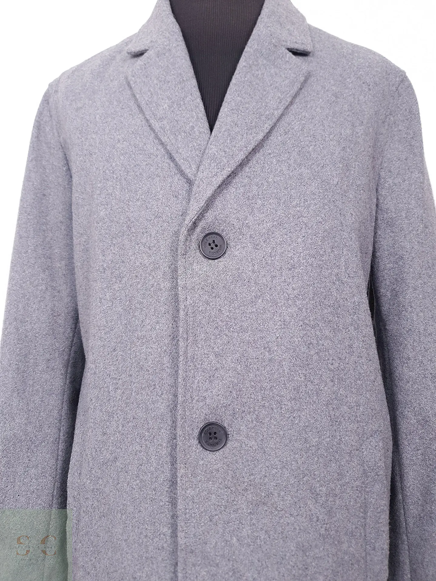 Abrigo Cole Haan Signature Gris 60% Lana Talla L 4