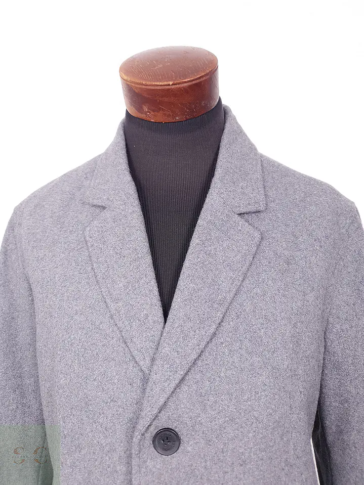 Abrigo Cole Haan Signature Gris 60% Lana Talla L 5