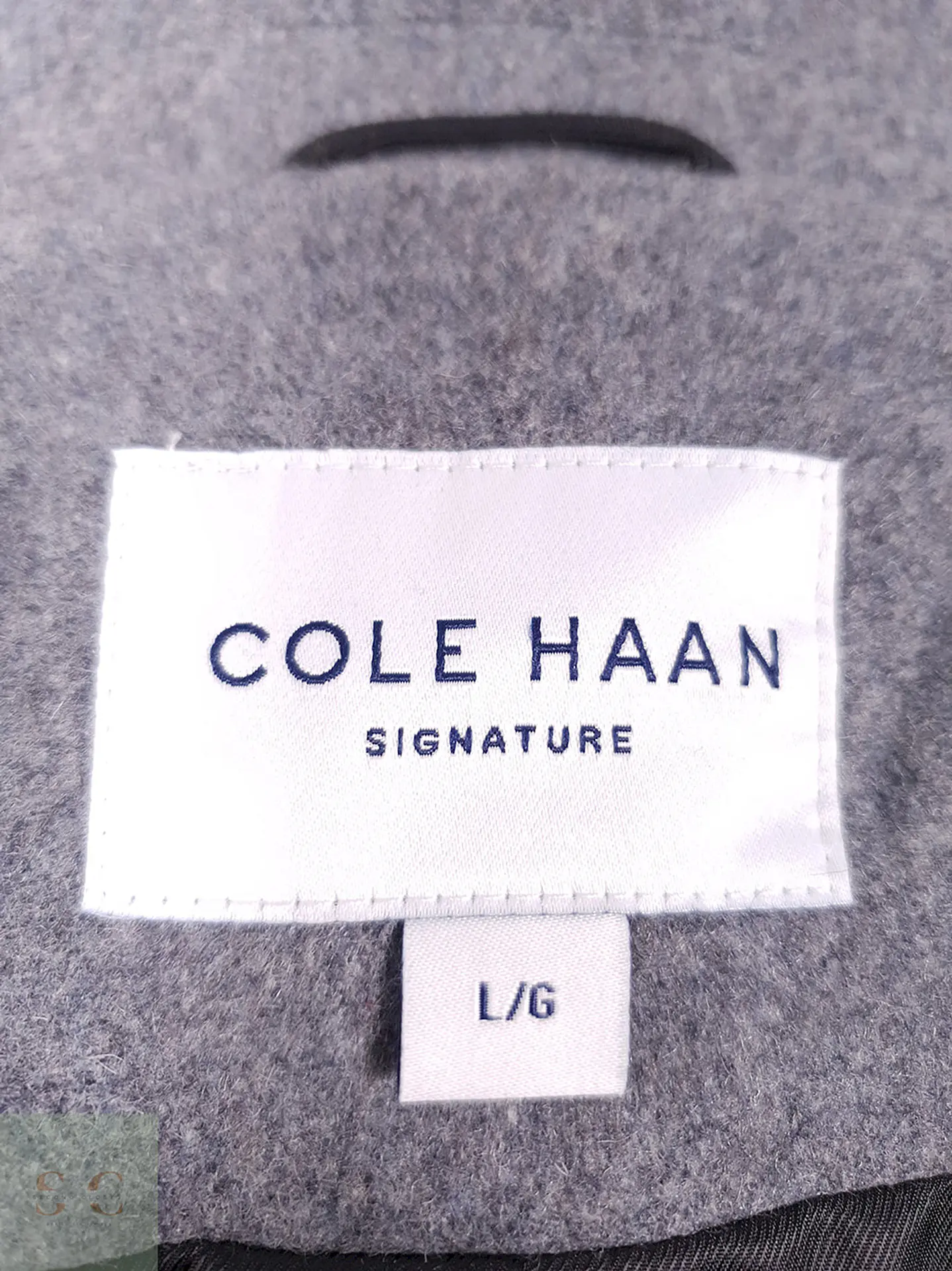 Abrigo Cole Haan Signature Gris 60% Lana Talla L 14