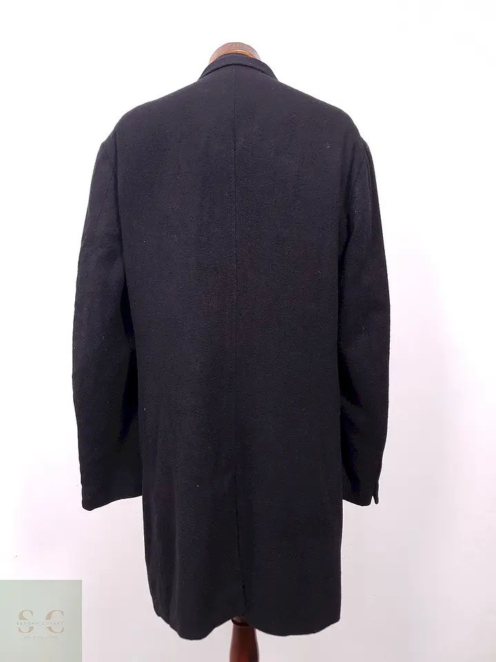 Abrigo Nordstrom Rack Negro Mezcla Lana Talla XL 10