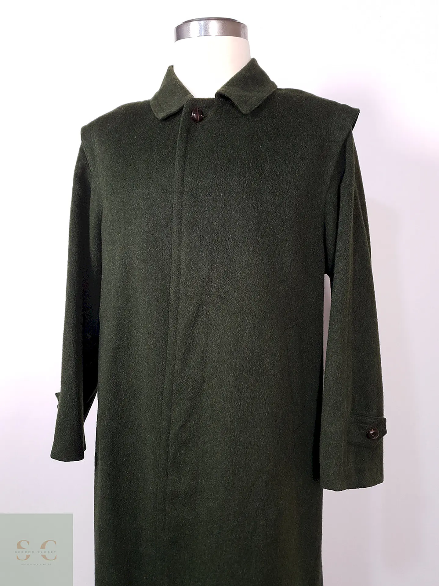 Abrigo Dolomiten Tiroler Loden Verde 100% Lana Virgen Talla L 4