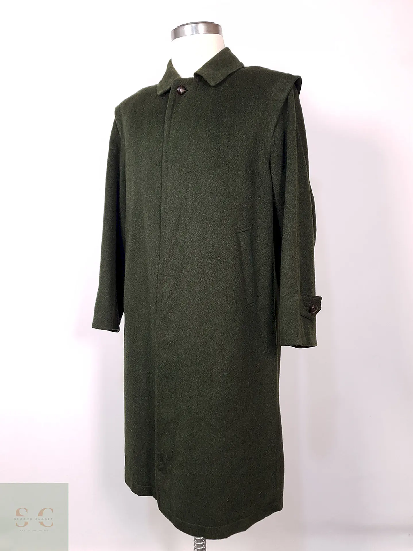 Abrigo Dolomiten Tiroler Loden Verde 100% Lana Virgen Talla L 5