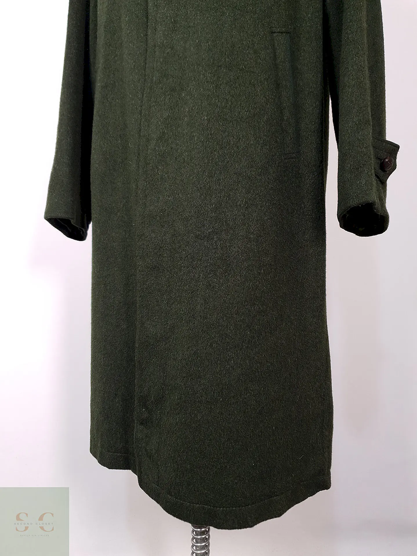 Abrigo Dolomiten Tiroler Loden Verde 100% Lana Virgen Talla L 6