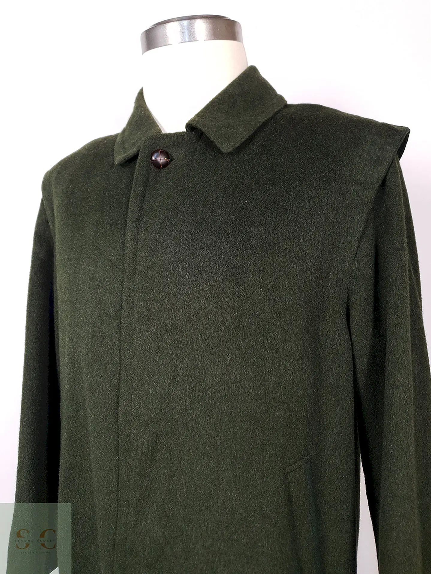 Abrigo Dolomiten Tiroler Loden Verde 100% Lana Virgen Talla L 8