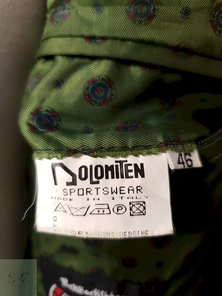 Abrigo Dolomiten Tiroler Loden Verde 100% Lana Virgen Talla L 11