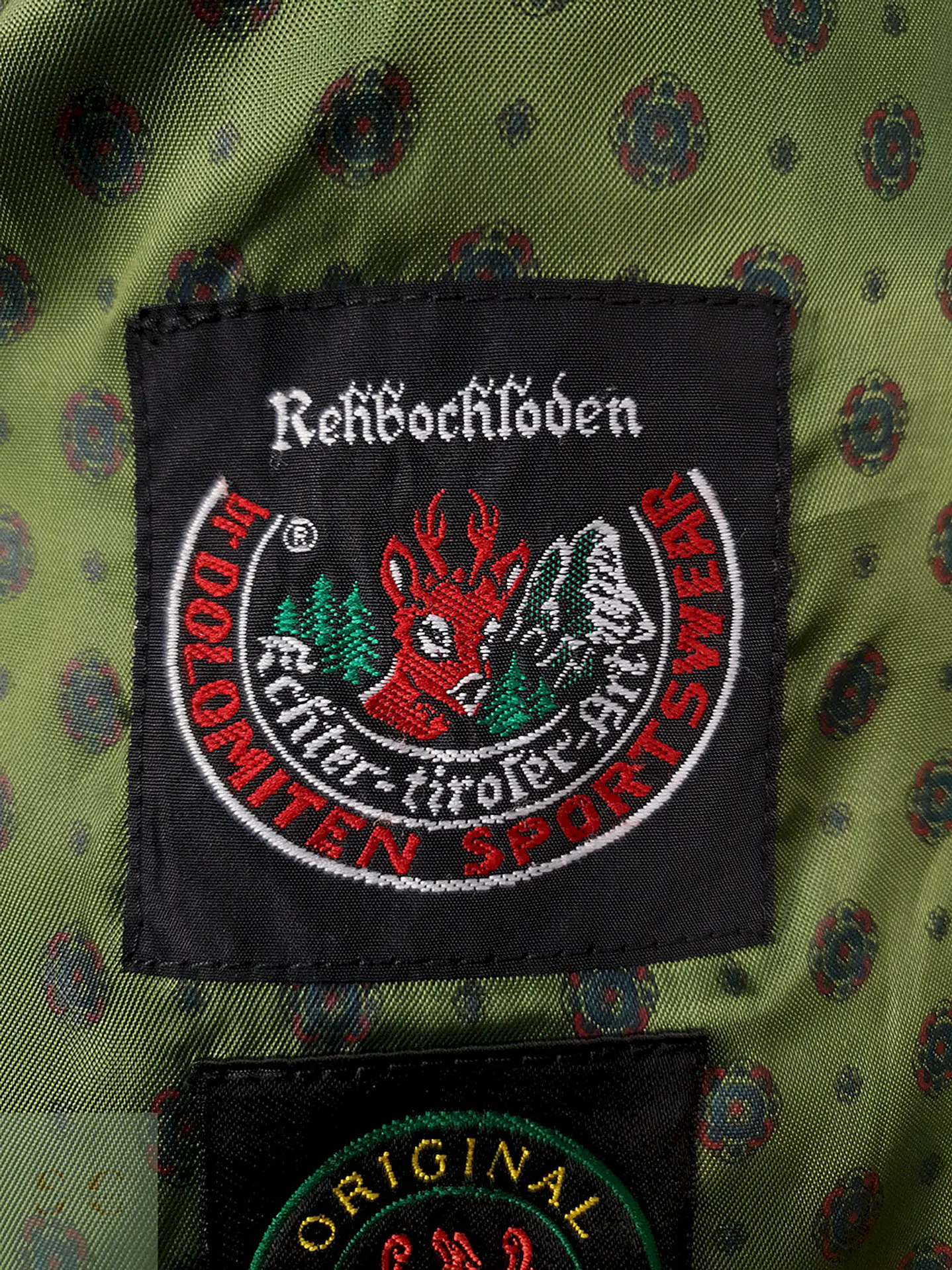 Abrigo Dolomiten Tiroler Loden Verde 100% Lana Virgen Talla L 18