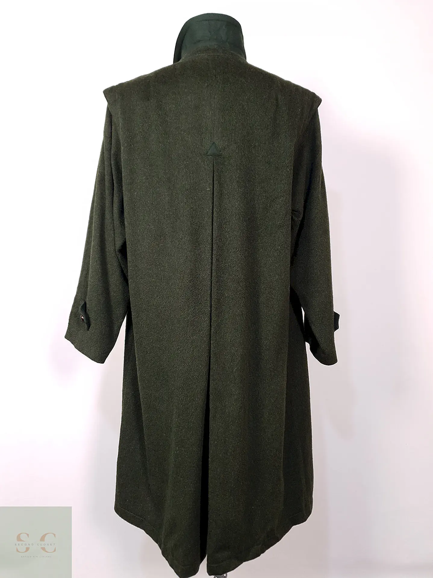 Abrigo Dolomiten Tiroler Loden Verde 100% Lana Virgen Talla L 21
