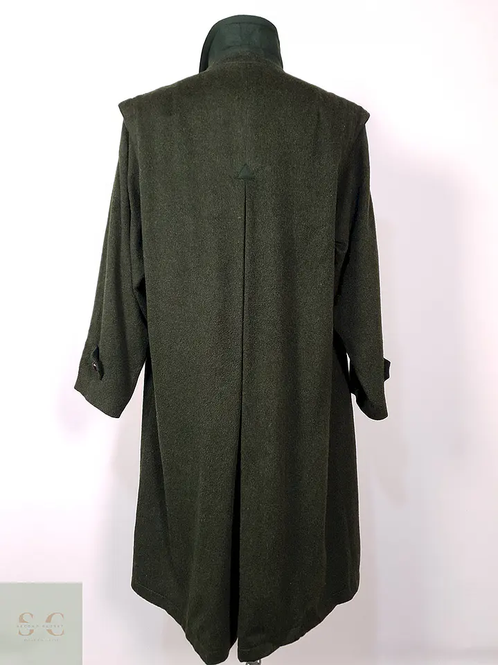 Abrigo Dolomiten Tiroler Loden Verde 100% Lana Virgen Talla L 21