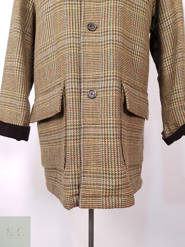 Abrigo Brooks Brothers 100% Lana Escocia Talla L 3