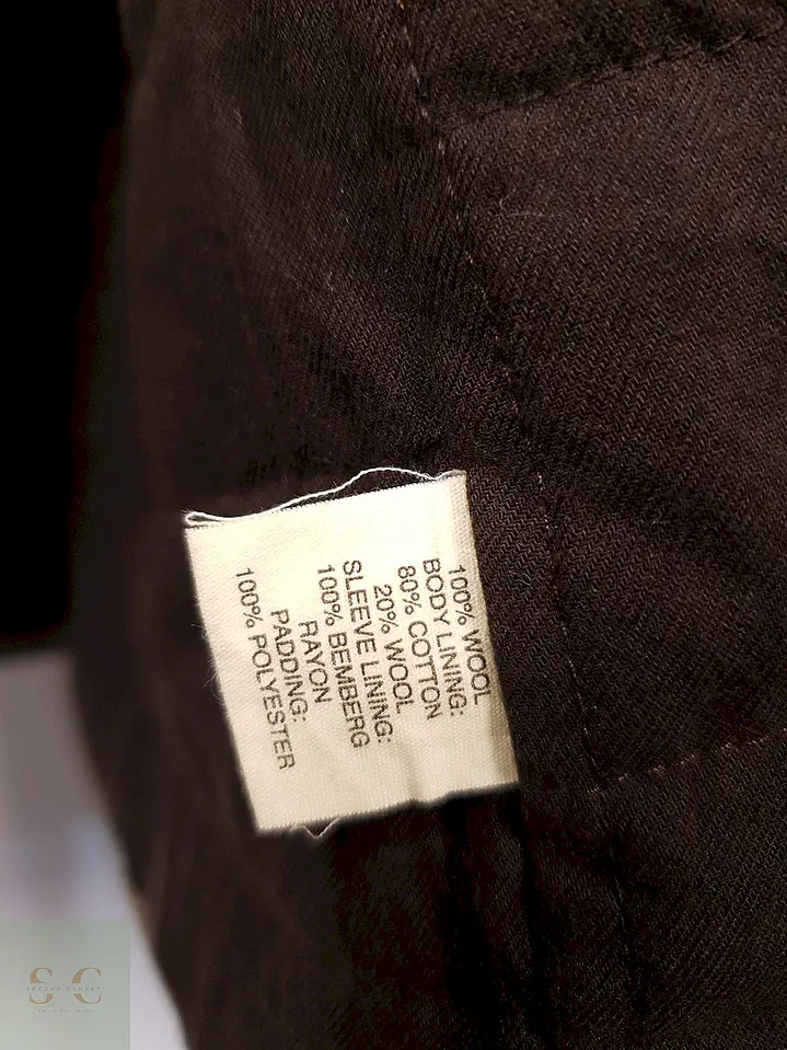 Abrigo Brooks Brothers 100% Lana Escocia Talla L 14