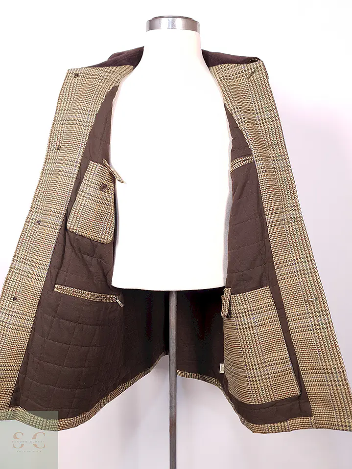 Abrigo Brooks Brothers 100% Lana Escocia Talla L 17