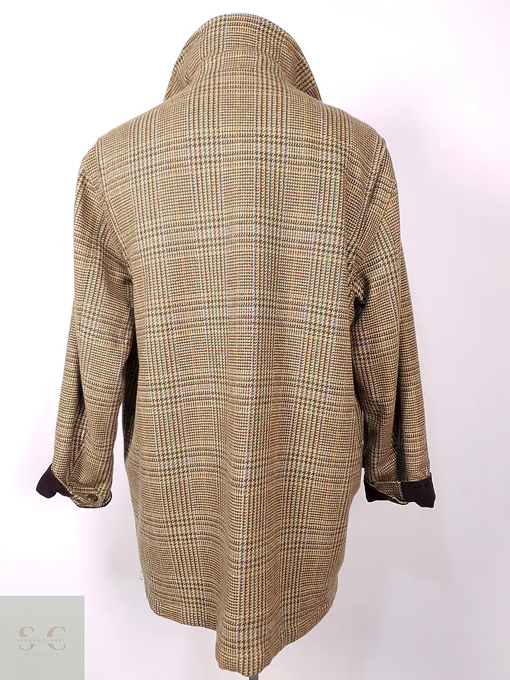 Abrigo Brooks Brothers 100% Lana Escocia Talla L 18