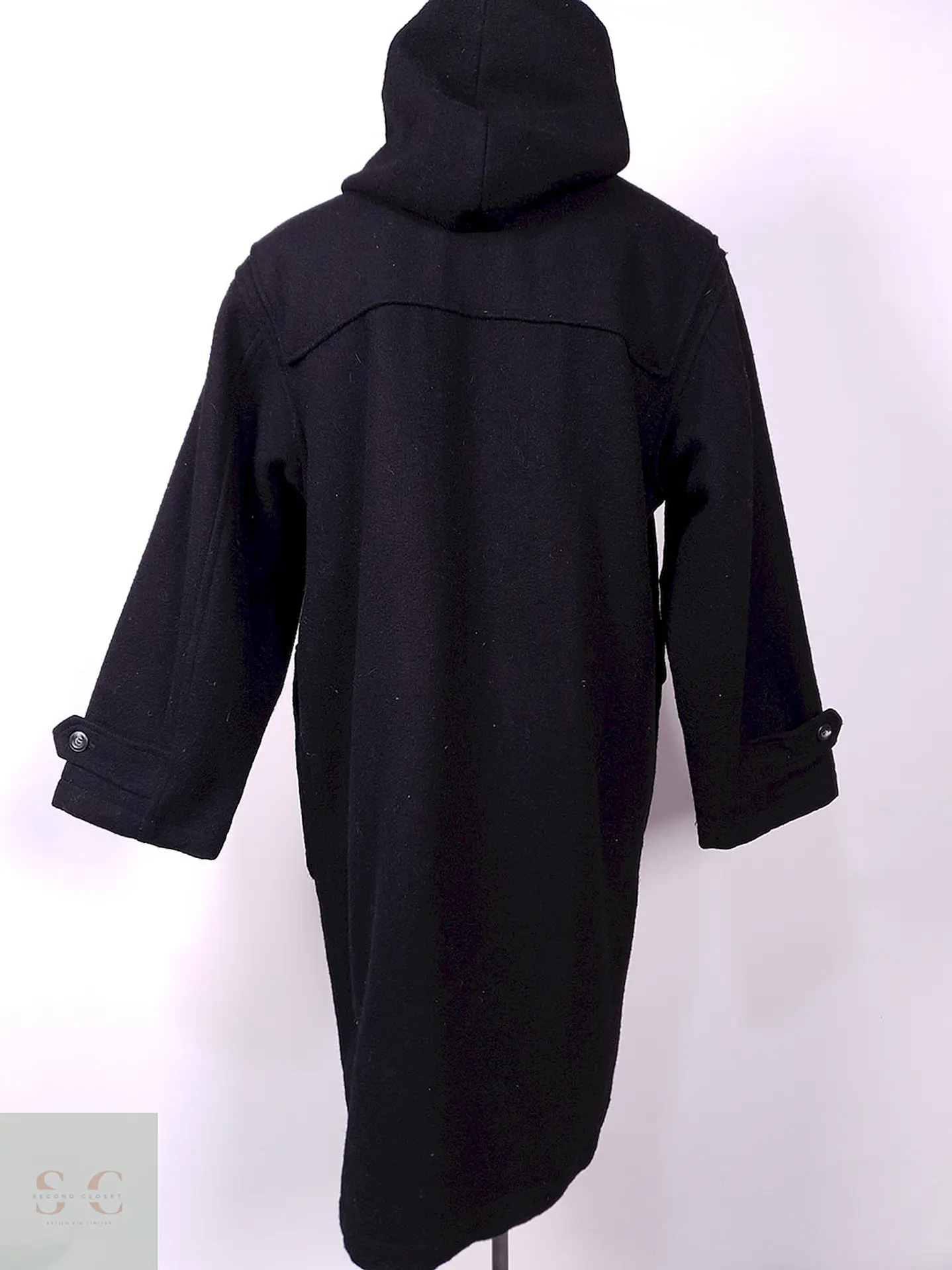 Abrigo Montgomery Johnbull Negro Lana Japón Talla ML 11