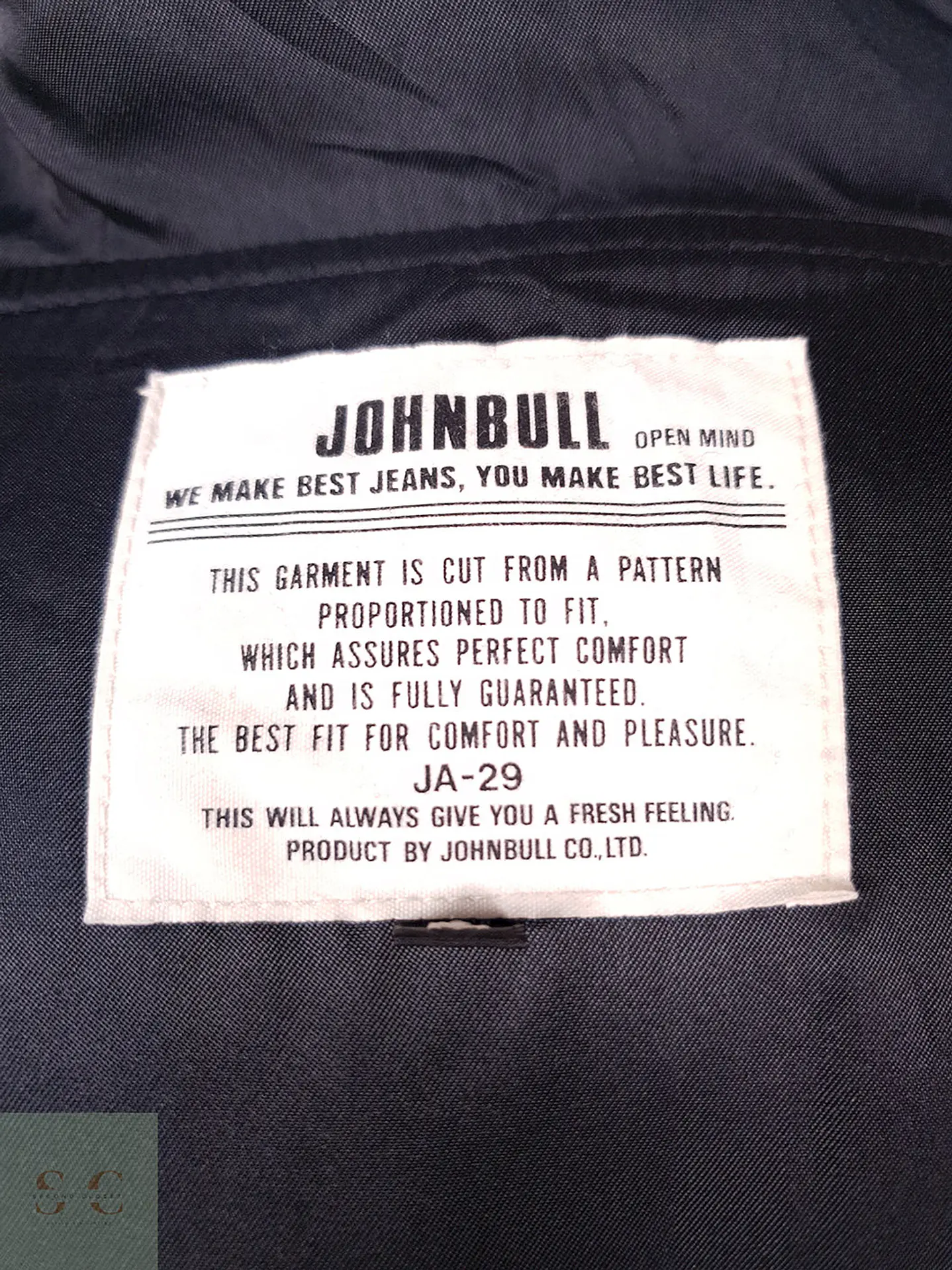 Abrigo Montgomery Johnbull Negro Lana Japón Talla ML 13