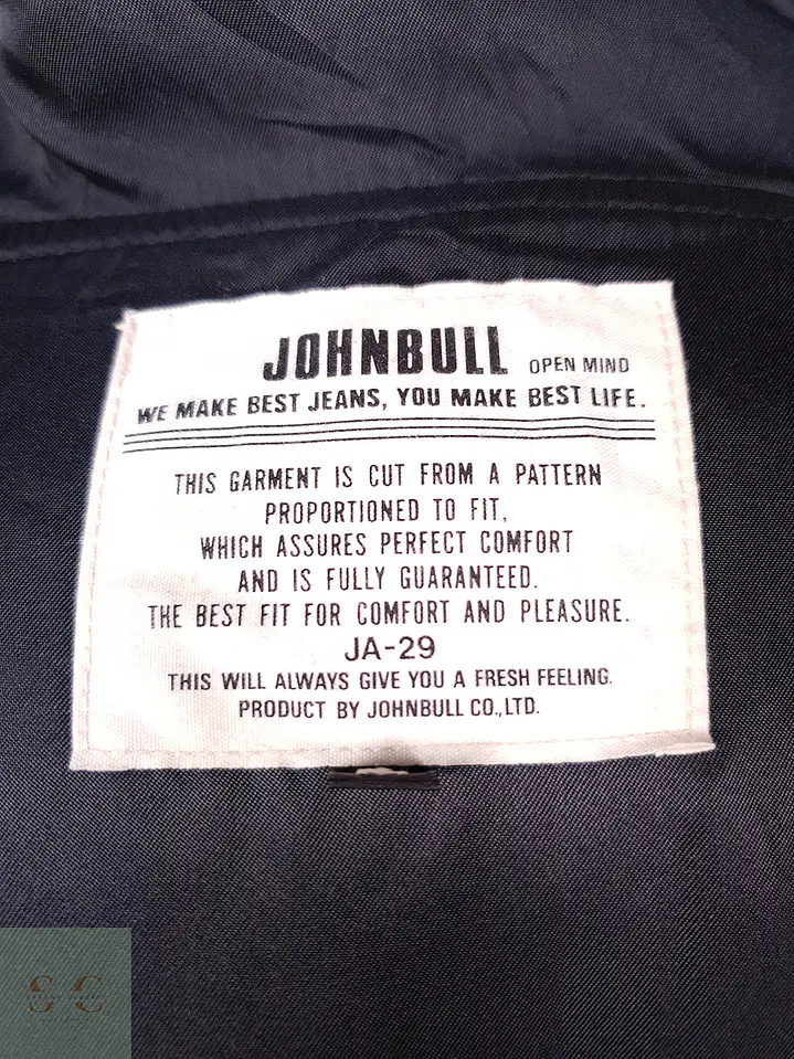 Abrigo Montgomery Johnbull Negro Lana Japón Talla ML 13