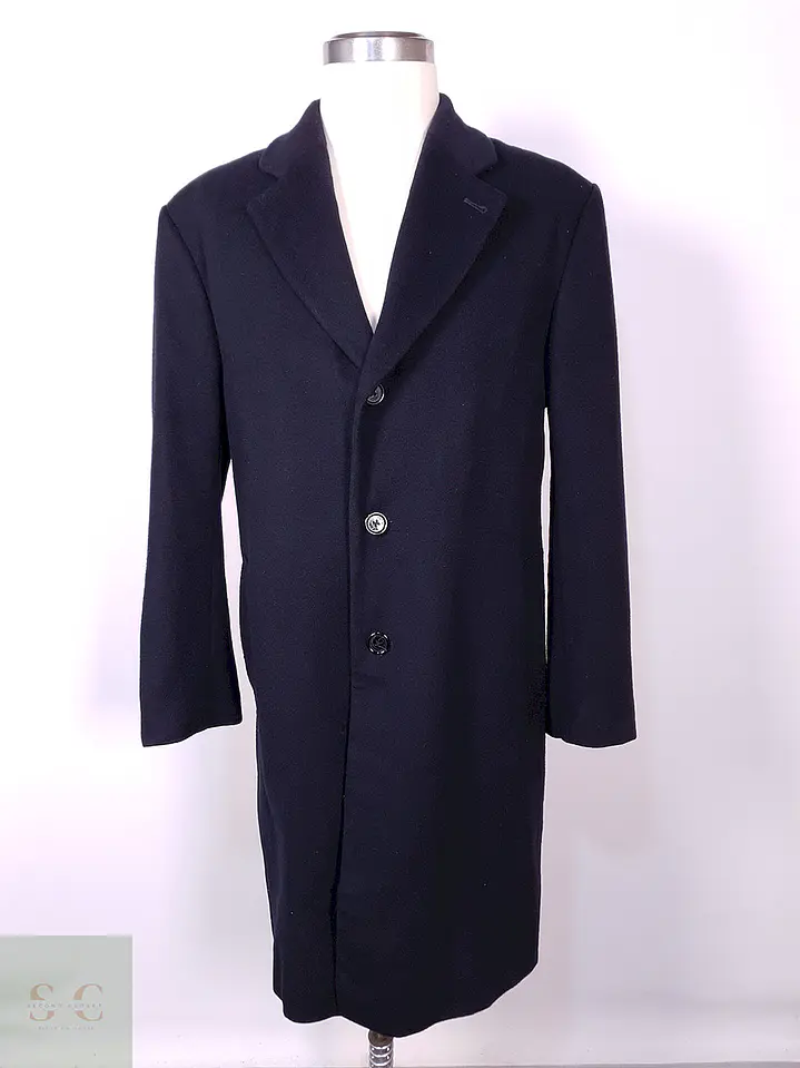Abrigo Michael Kors Largo Azul Lana y Cashmere Talla LXL 2