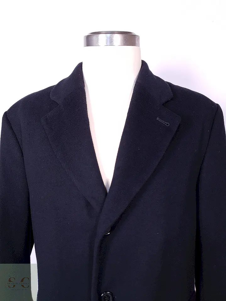 Abrigo Michael Kors Largo Azul Lana y Cashmere Talla LXL 5