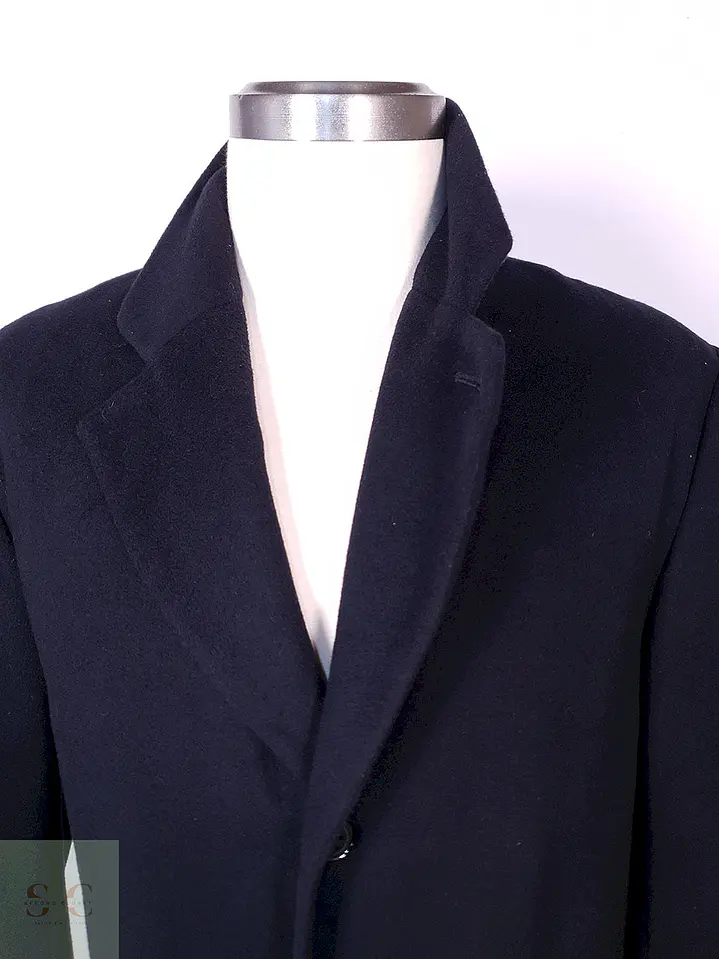 Abrigo Michael Kors Largo Azul Lana y Cashmere Talla LXL 6