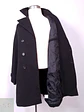 Abrigo Marinero Negro Mezcla Lana Talla M - Miniatura 7