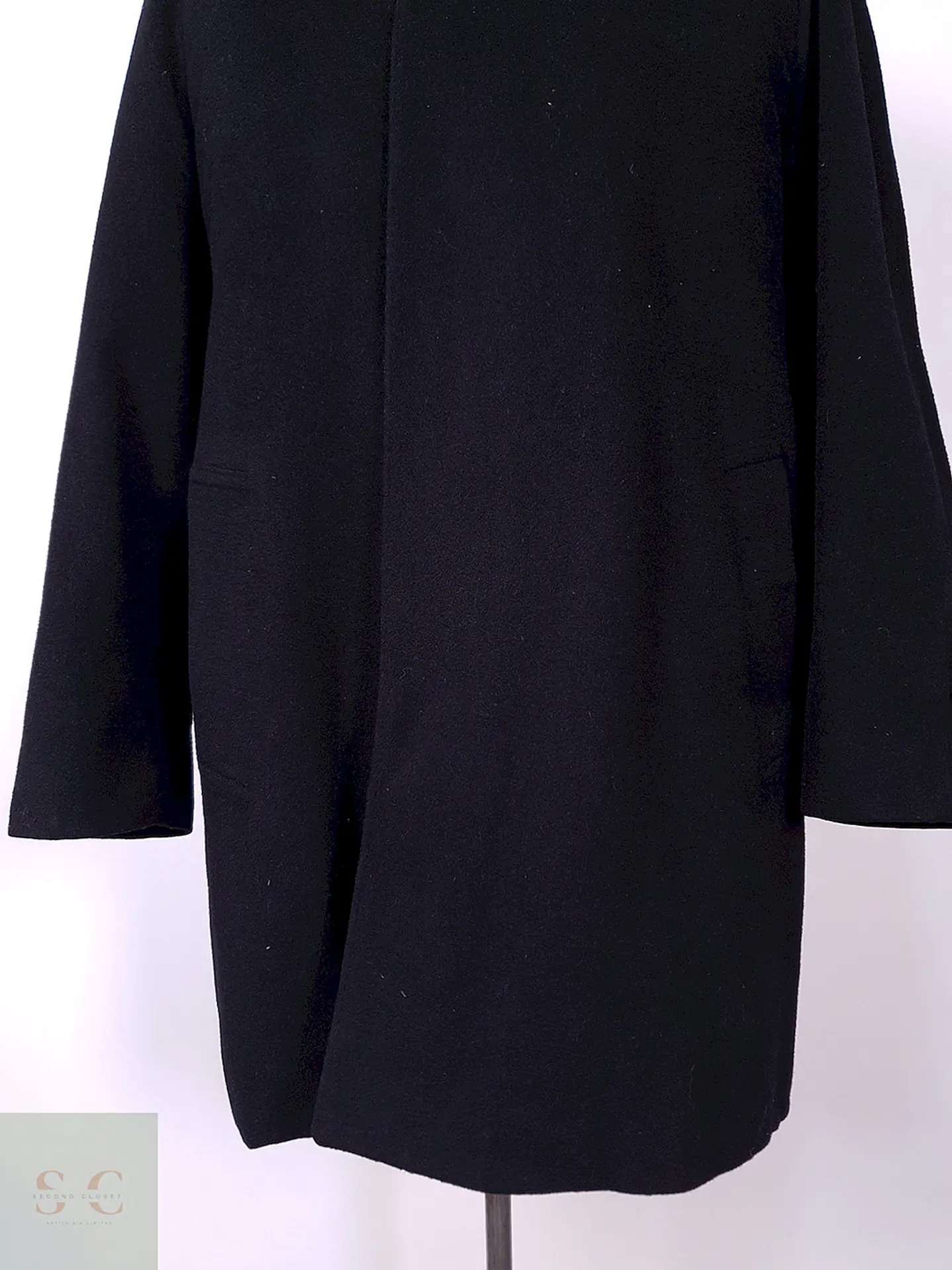 Abrigo Nino Cerruti Azul Japón Lana Talla M 2