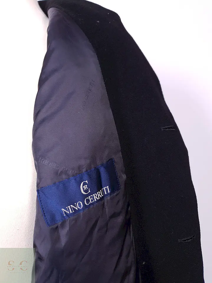 Abrigo Nino Cerruti Azul Japón Lana Talla M 8