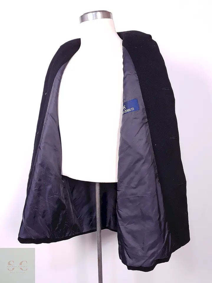 Abrigo Nino Cerruti Azul Japón Lana Talla M 10