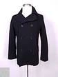 Abrigo Old Navy Marinero Negro Mezcla Lana Virgen Talla S - Miniatura 1