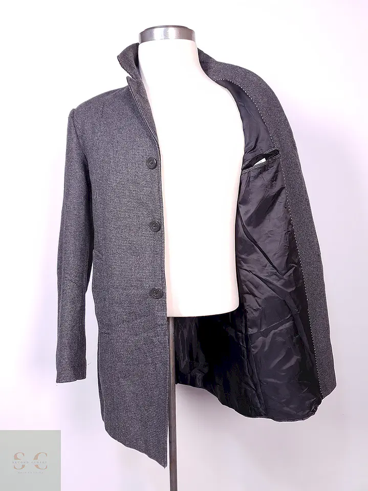 Abrigo Nothing Hill Italiano Lana Talla M 11