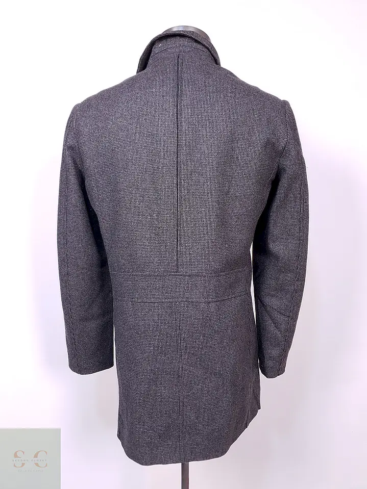 Abrigo Nothing Hill Italiano Lana Talla M 12