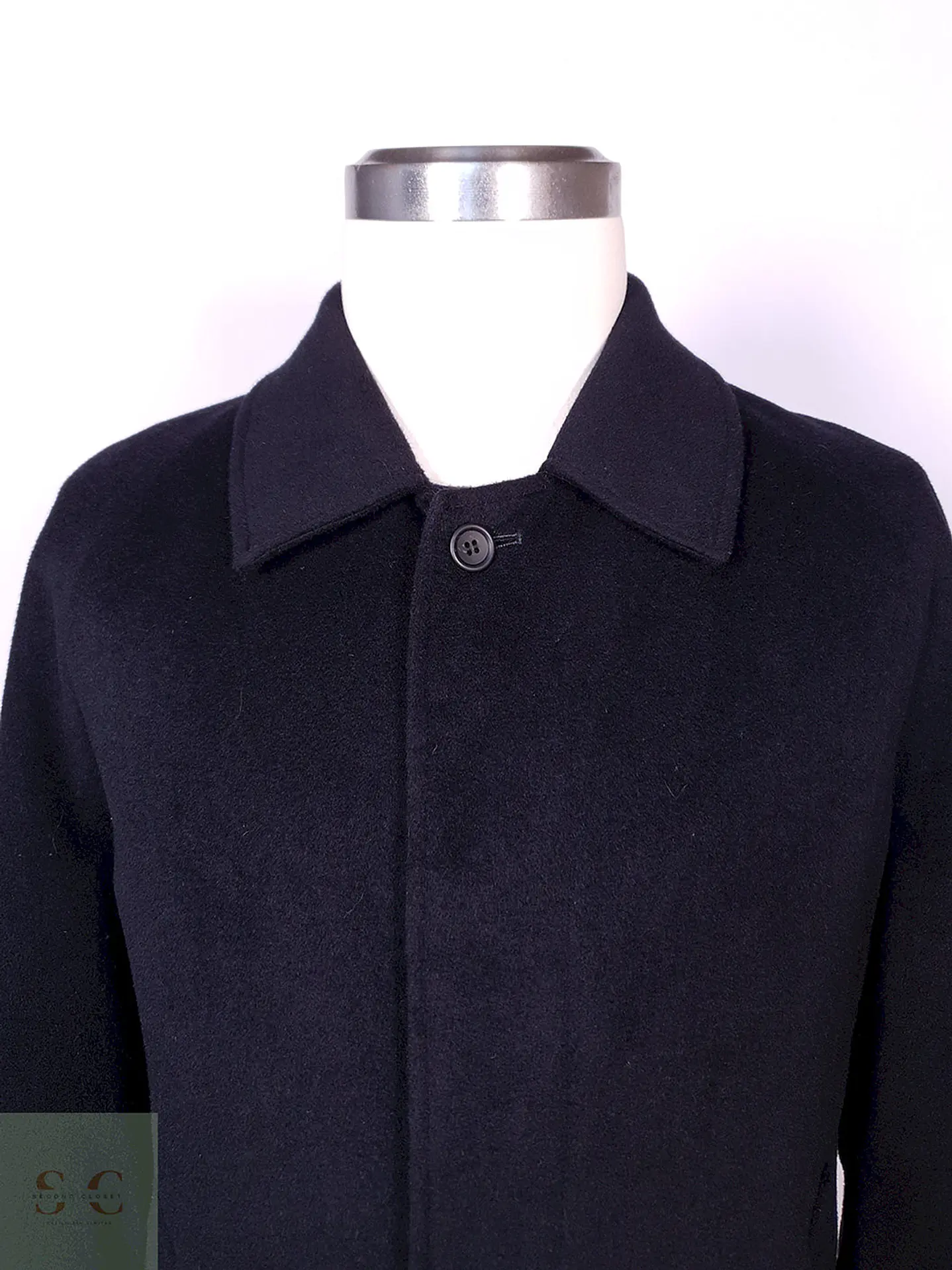 Abrigo Between Classics Azul Japón Lana Cashmere Talla L 6