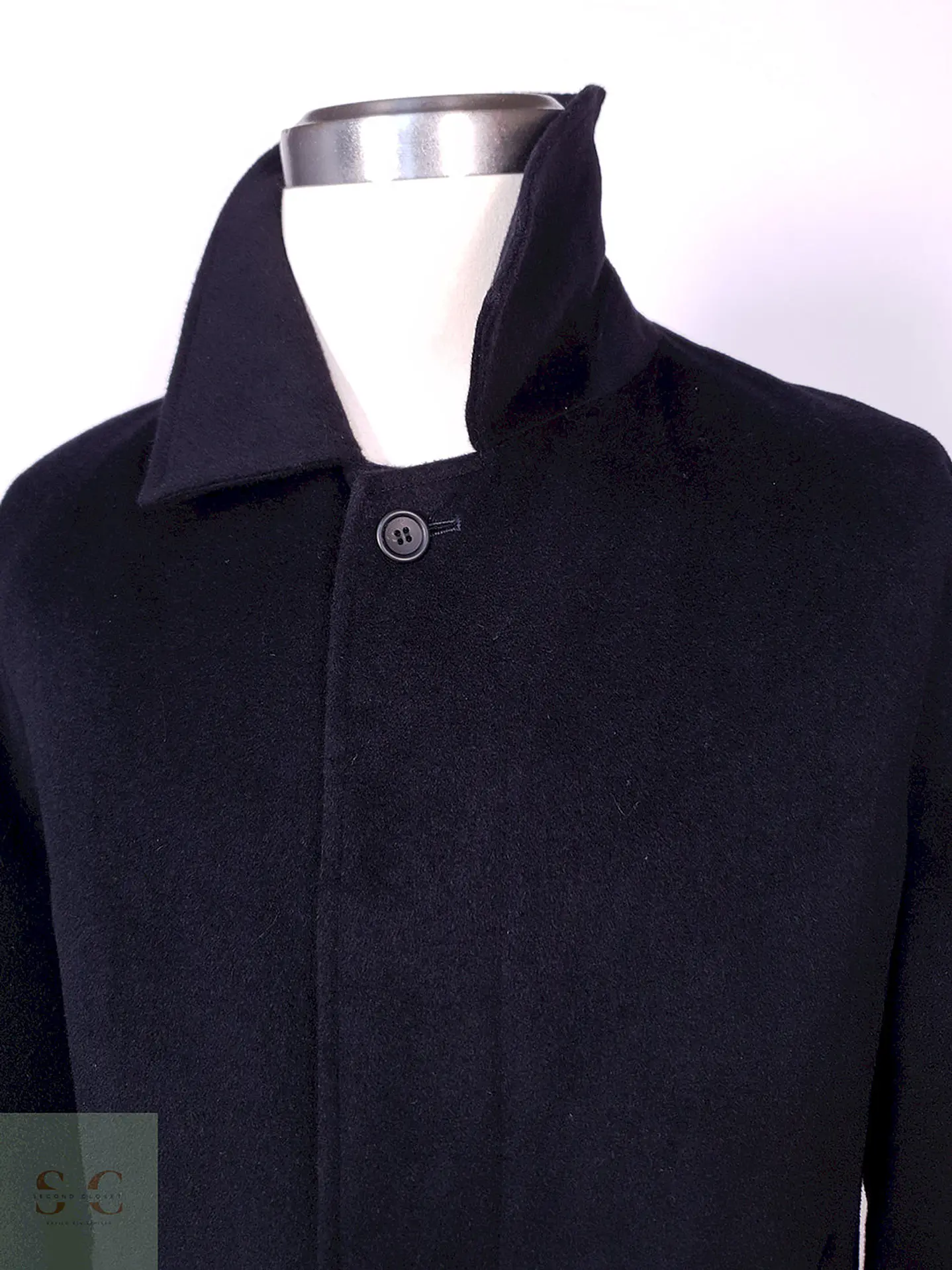 Abrigo Between Classics Azul Japón Lana Cashmere Talla L 7
