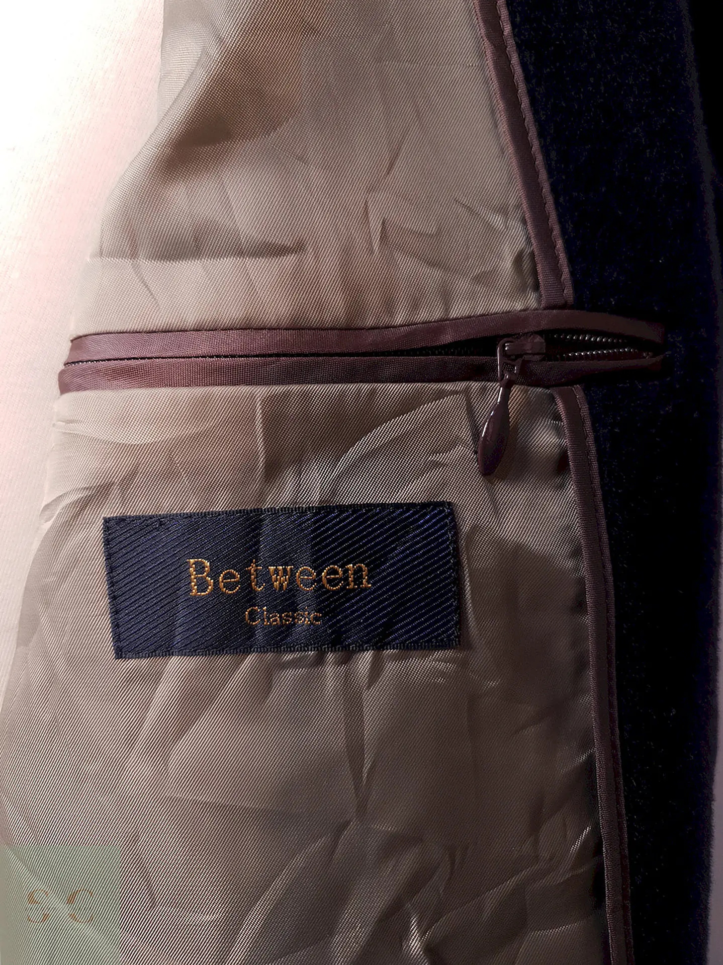 Abrigo Between Classics Azul Japón Lana Cashmere Talla L 8