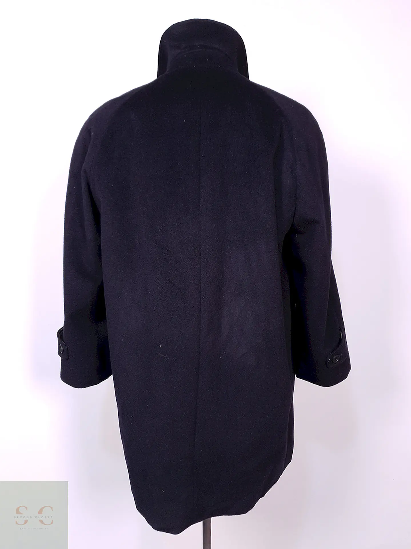 Abrigo Between Classics Azul Japón Lana Cashmere Talla L 12