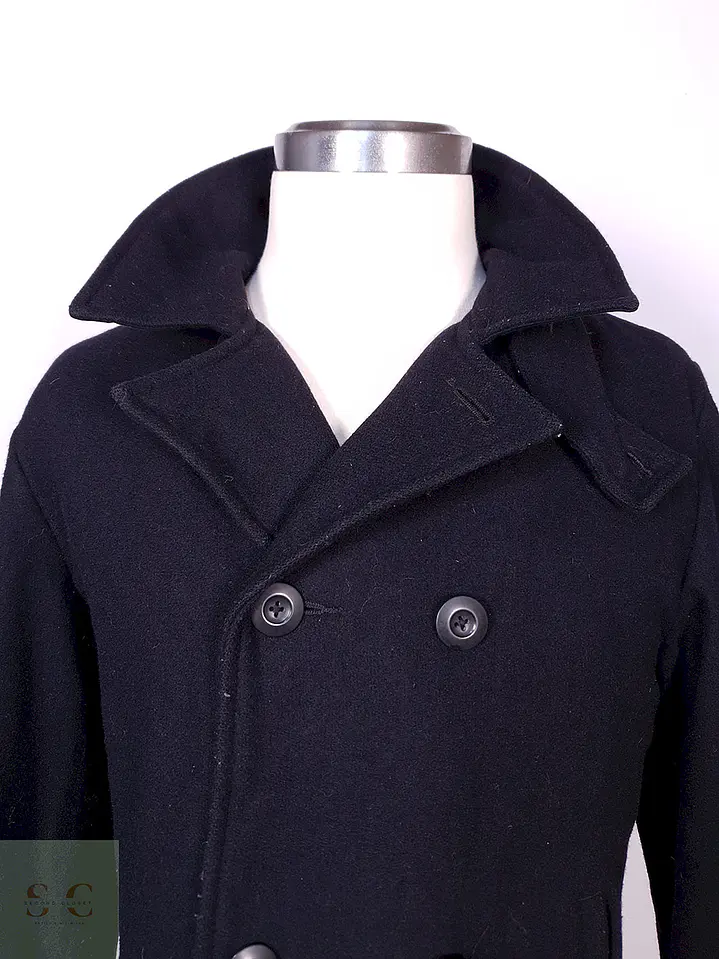 Abrigo Old Navy Marinero Azul Lana Talla M 5