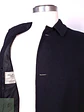 Abrigo Varsity Negro Lana Talla M - Miniatura 9