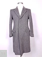 Abrigo Moessmer Vintage Plomo Lana Virgen Mohair Talla M - Miniatura 1