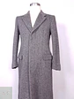 Abrigo Moessmer Vintage Plomo Lana Virgen Mohair Talla M - Miniatura 2