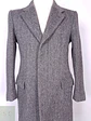 Abrigo Moessmer Vintage Plomo Lana Virgen Mohair Talla M - Miniatura 4