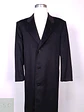 Abrigo Hamilton And Hayes Largo Negro Italiano Lana Cashmere Talla XL - Miniatura 2