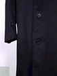 Abrigo Hamilton And Hayes Largo Negro Italiano Lana Cashmere Talla XL - Miniatura 3