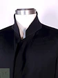 Abrigo Hamilton And Hayes Largo Negro Italiano Lana Cashmere Talla XL - Miniatura 7