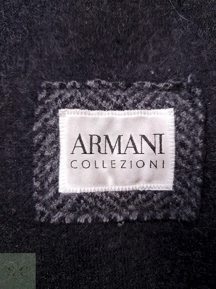 Abrigo Armani Plomo Lana Talla ML 9